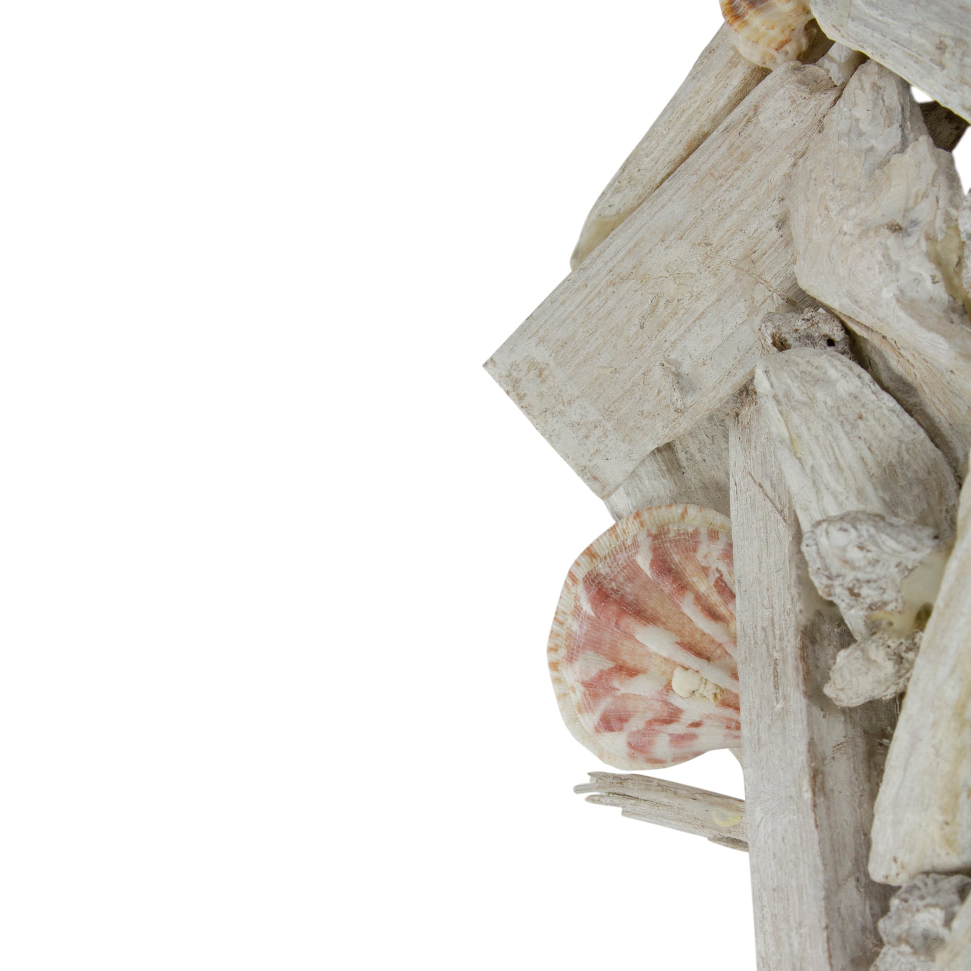 12" Nautical Driftwood & Seashell Summer Wreath